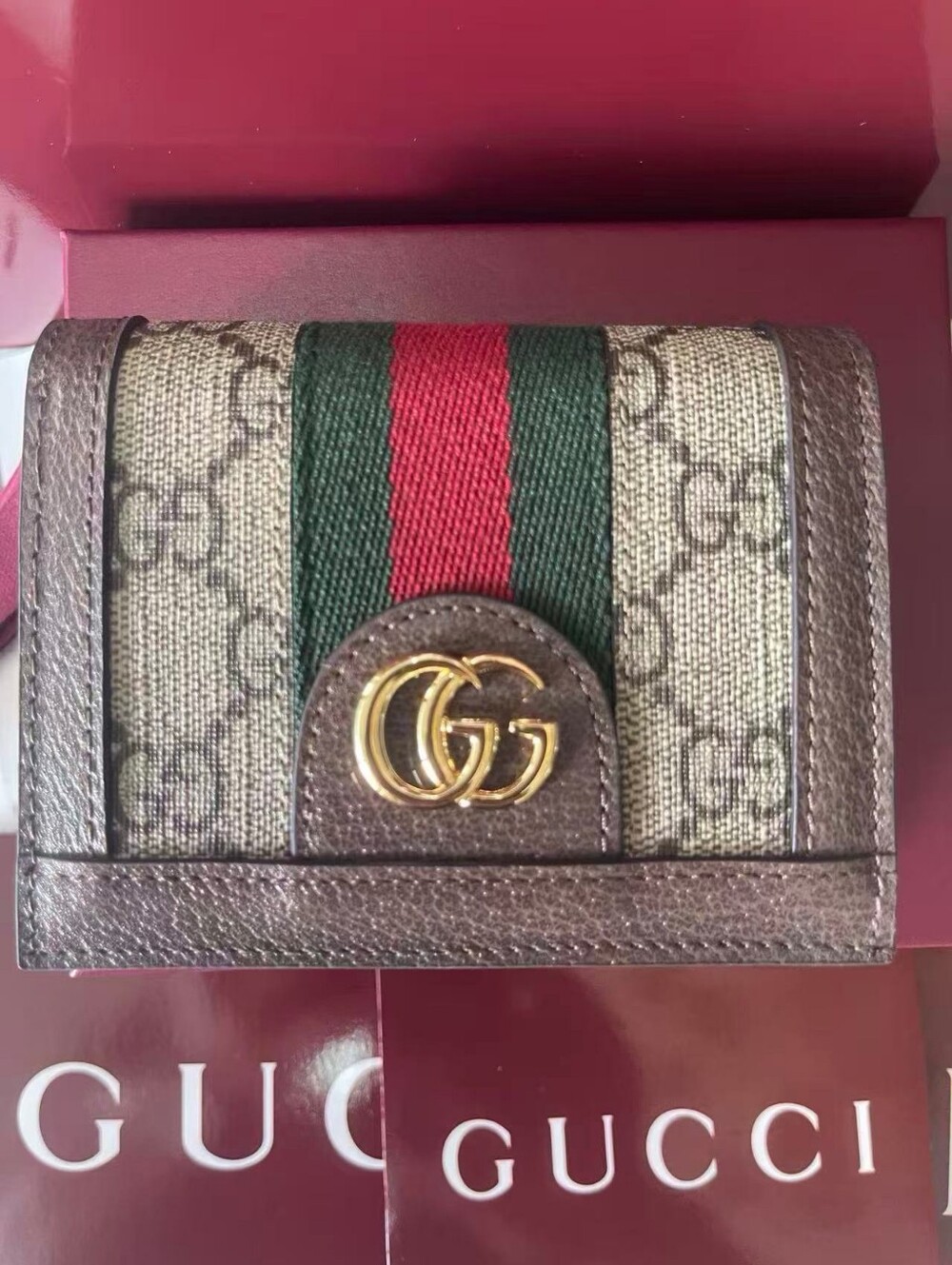 Gucci Ophidia GG Card Case Wallet